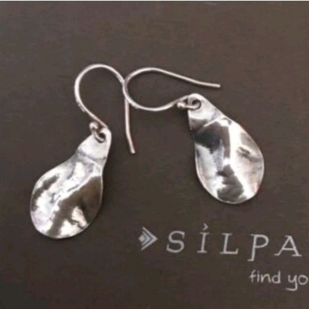 Silpada‎ W2834 Textured Sterling Silver Instant Classic Earrings